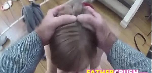  Daddy Delivers Cumshot In Dolly Leigh Mouth